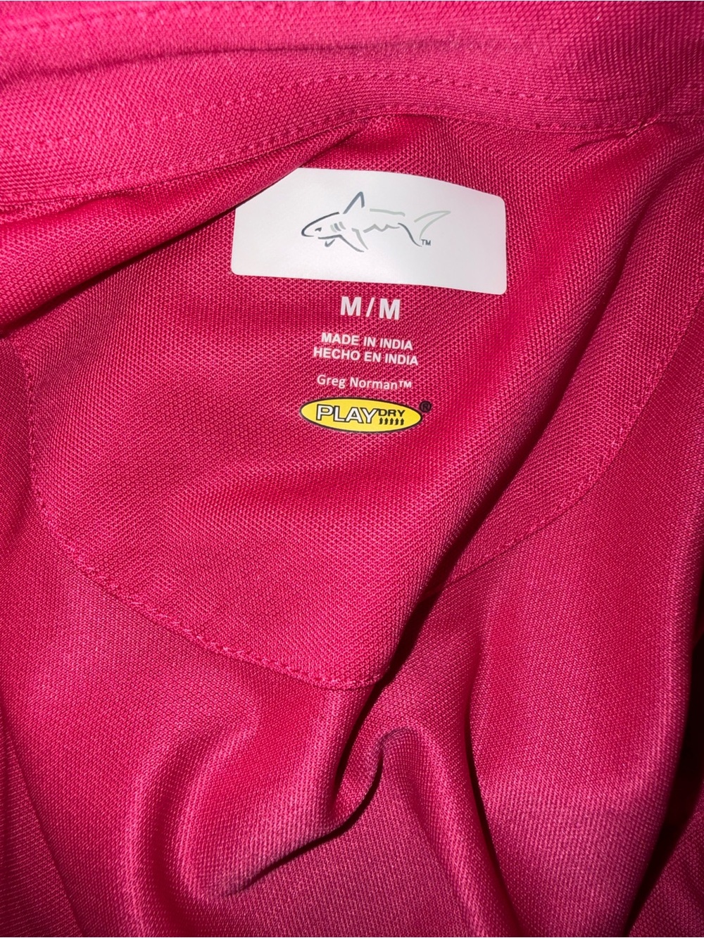 Greg Norman Collection Women's Vibrant Pink Short Sleeve Polo